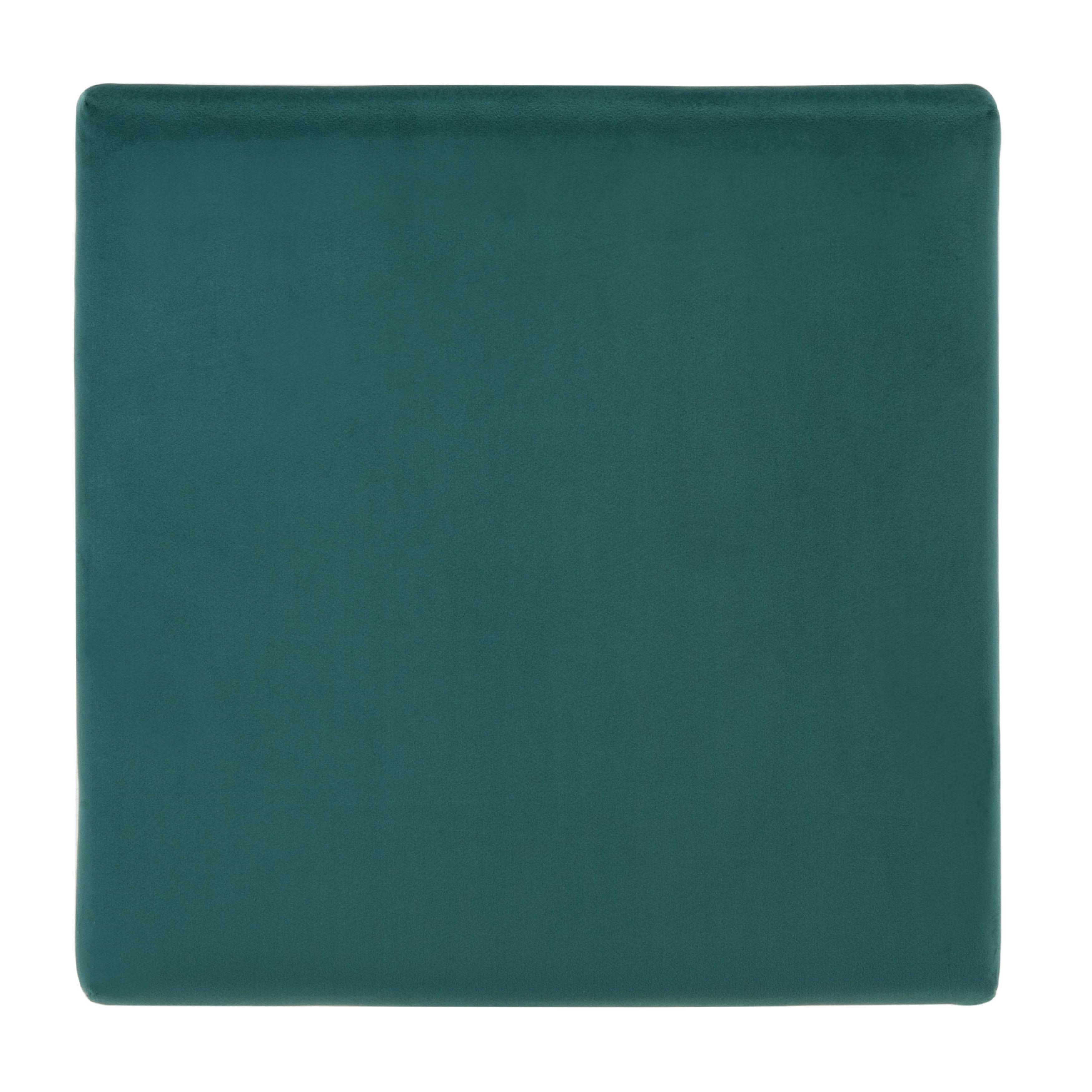 Creme Gold Square Ottoman F315
