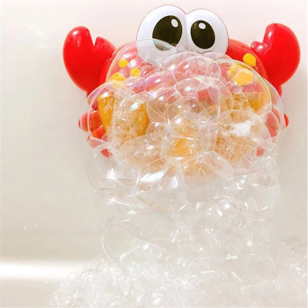 Red Plastic Crab Bubble Machine Baby Bath Toy Y143494