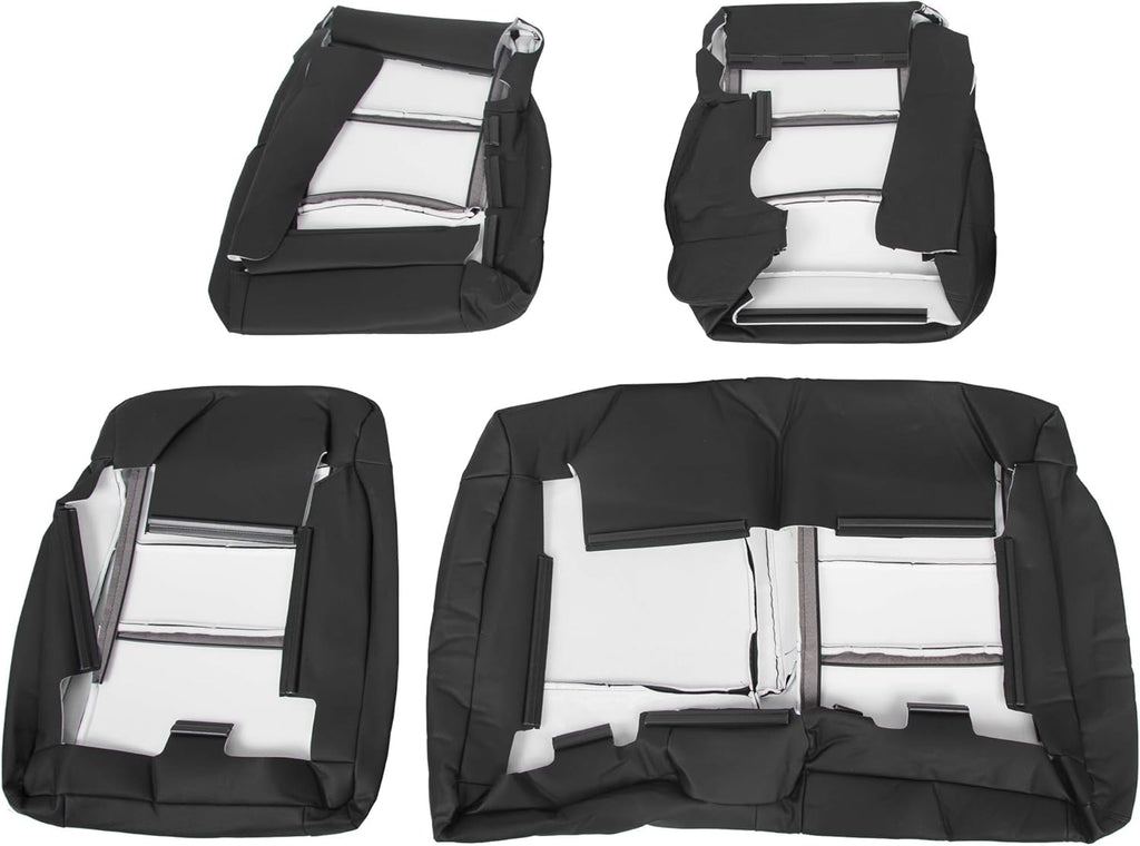 Black Leather Seat Covers N314