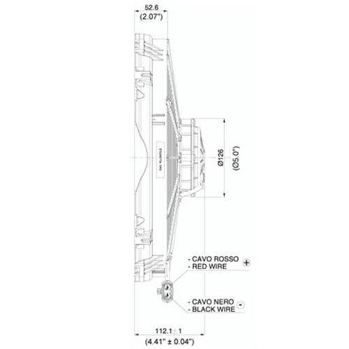 16in Puller Fan Curved Blade S587
