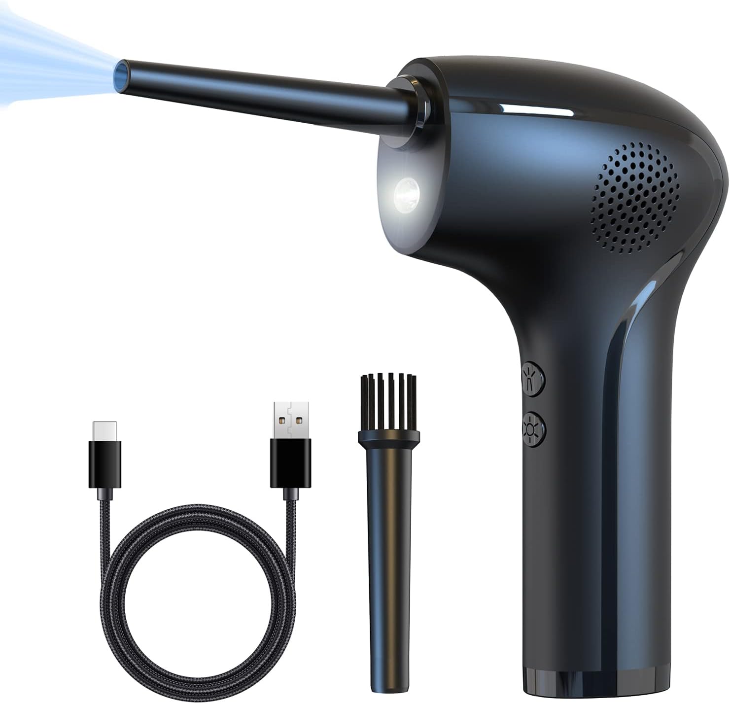 Cordless Electric Air Duster with LED Light, 6000mAh, Pack of 2 N330