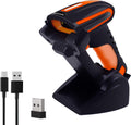 Bluetooth 2D QR Barcode Scanner with Stand, Dustproof and Waterproof, Pack of 2 K355