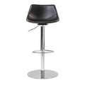 Black Adjustable Swivel Bar Stool U35148