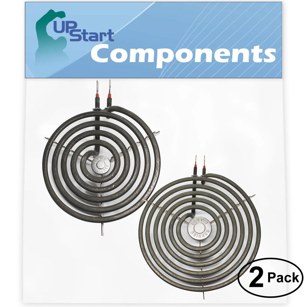 2-Pack 8 inch 6 Turns & 6 inch 5 Turns Surface Burner Elements for Range, Stove & Cooktop Y9309