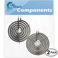 2-Pack 8 inch 6 Turns & 6 inch 5 Turns Surface Burner Elements for Range, Stove & Cooktop Y9309