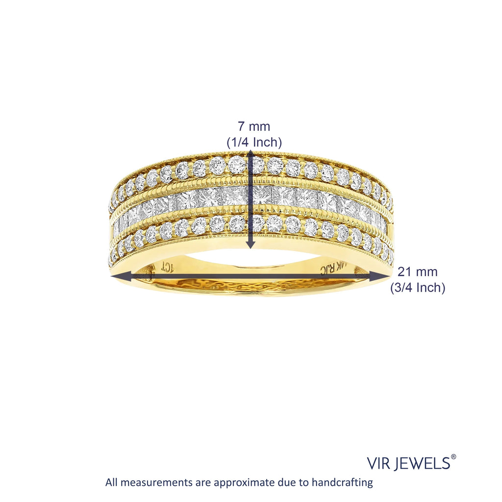 14K Yellow Gold Diamond Wedding Band S401537