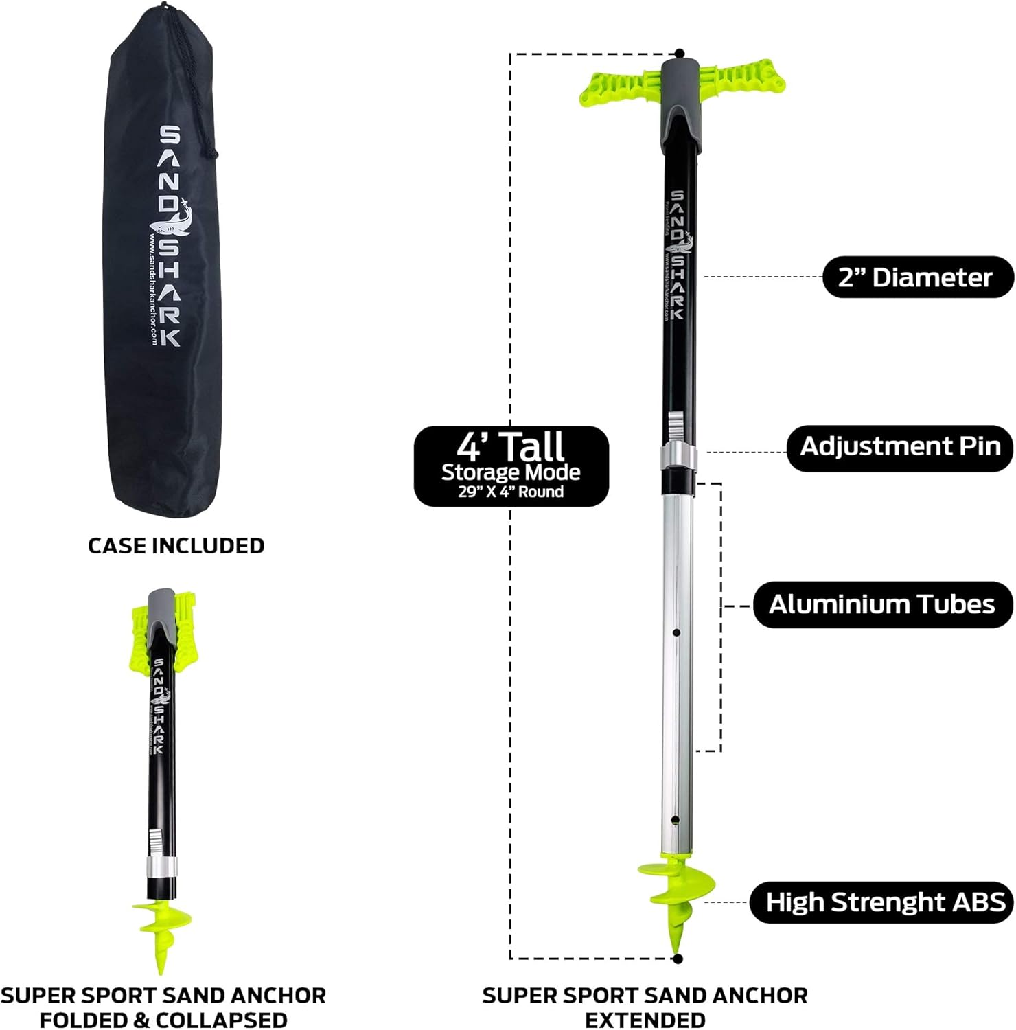 Boat Anchor Adjusts 29-48 w/Case D1070