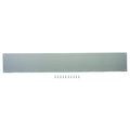Anodized Aluminum 6 by 30 inch Kick Plate Satin Nickel K57873