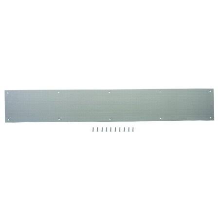Anodized Aluminum 6 by 30 inch Kick Plate Satin Nickel K57873
