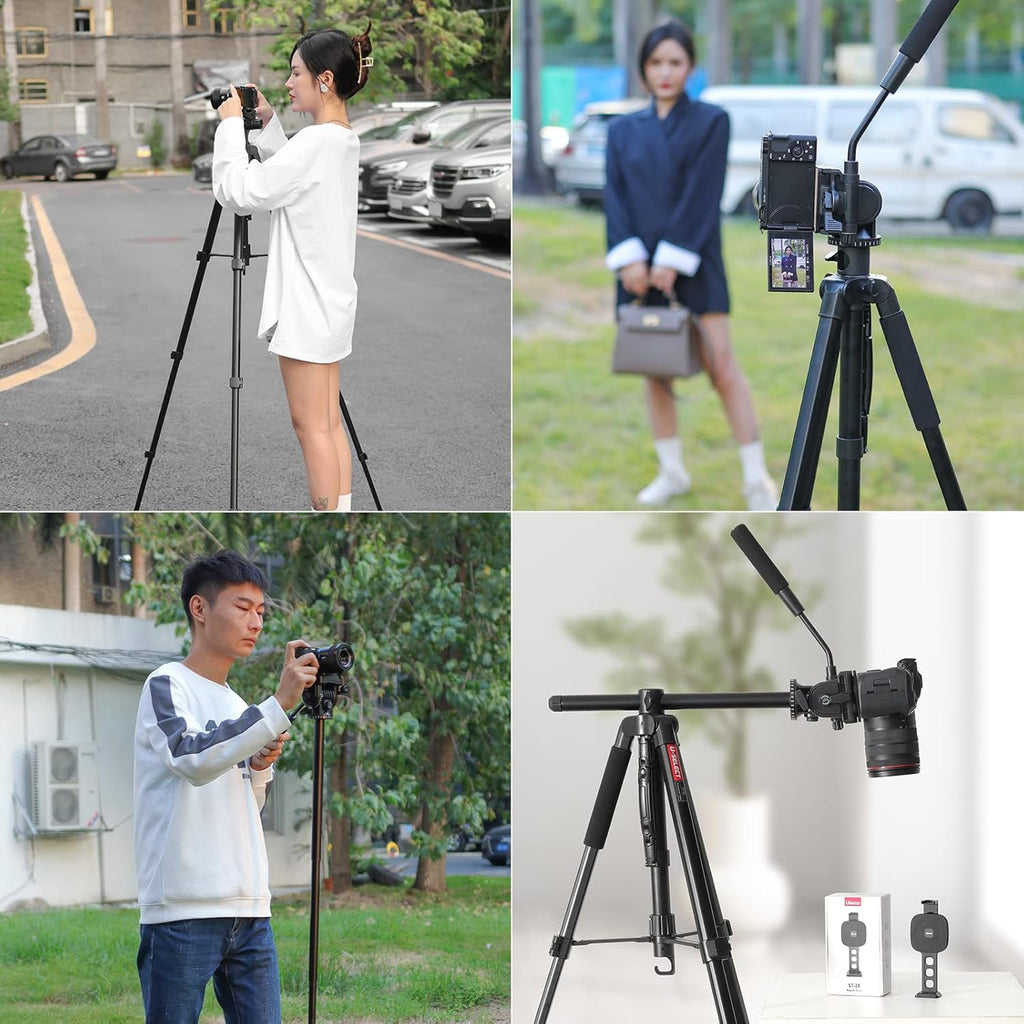 72" Heavy Duty Aluminum Tripod with Fluid Head, Pack of 2 C916