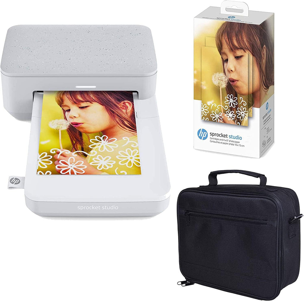 4x6” Instant Photo Printer with Photo Paper and Case L716669