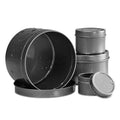 1 oz Rust Resistant Deep Round Steel Tin Can L30801