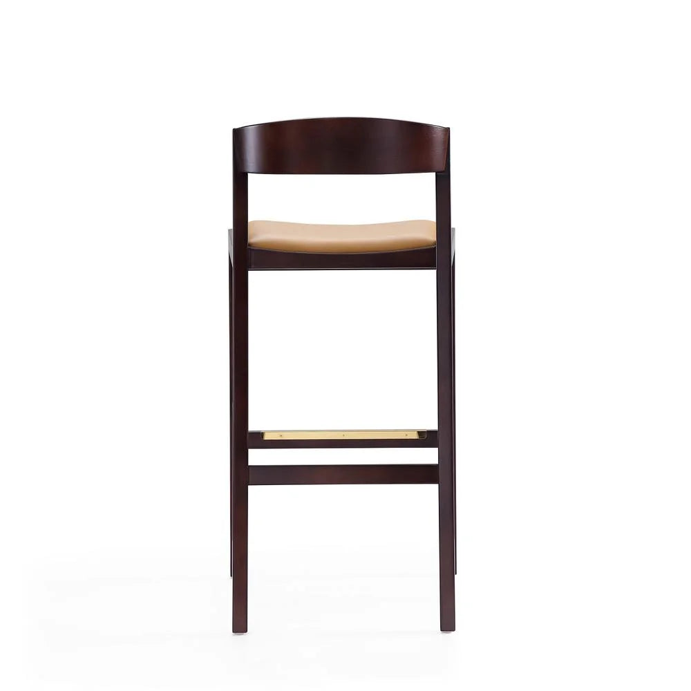 Faux Leather Barstool in Camel (Set of 3) H261