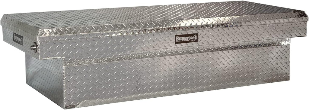 Heavy Duty Saddle Cargo Bed Organizer, Metal Diamond Tread Aluminum, Gloss Black M40378