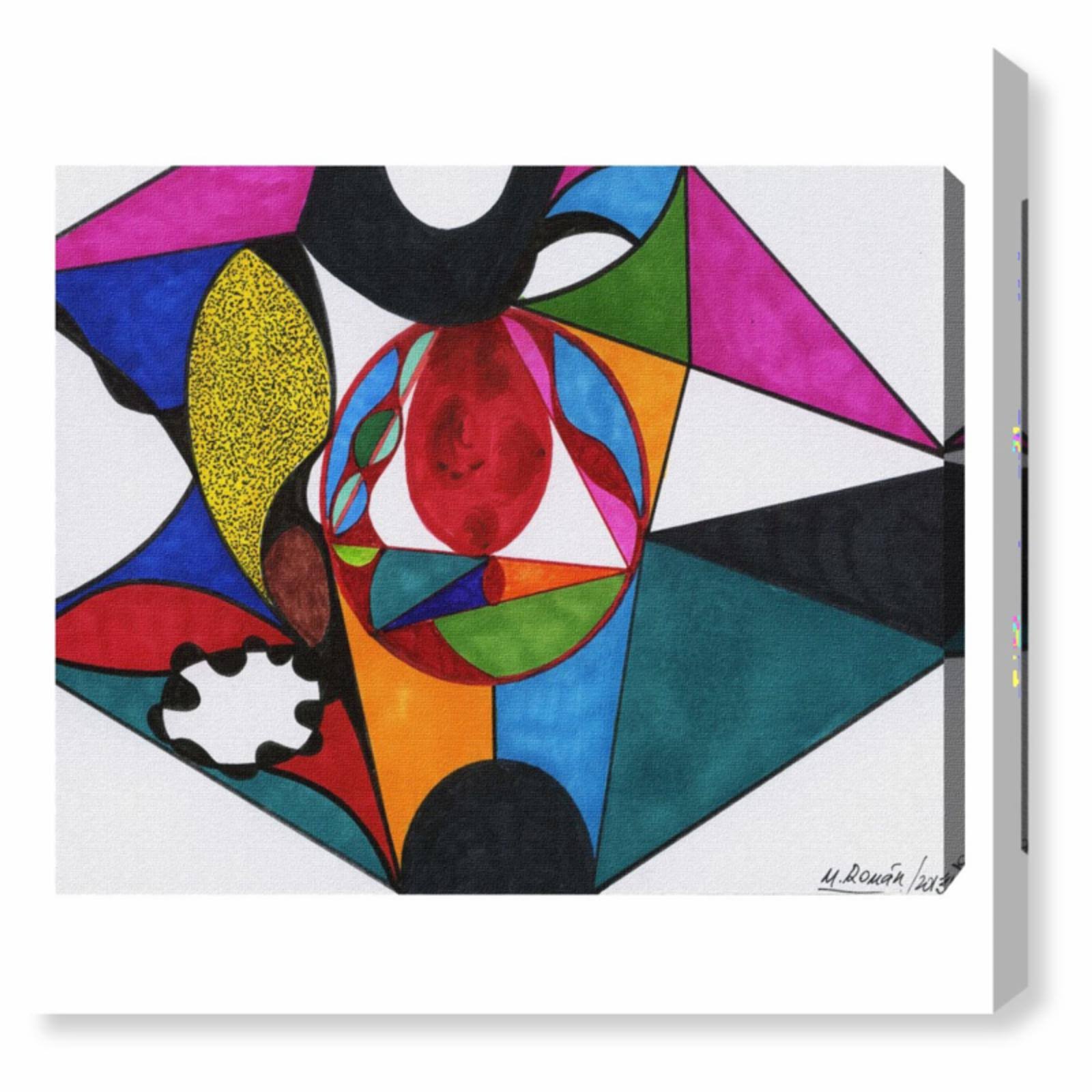 Red Jewel Canvas Art, 24W x 28H B941