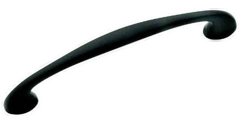 Flat Black Modern Cabinet Hardware Pull J487451