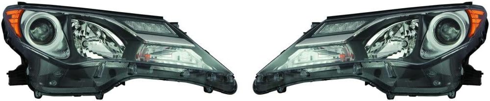 Headlight Assembly Pair for Toyota RAV4 2013 2014 2015 L77711