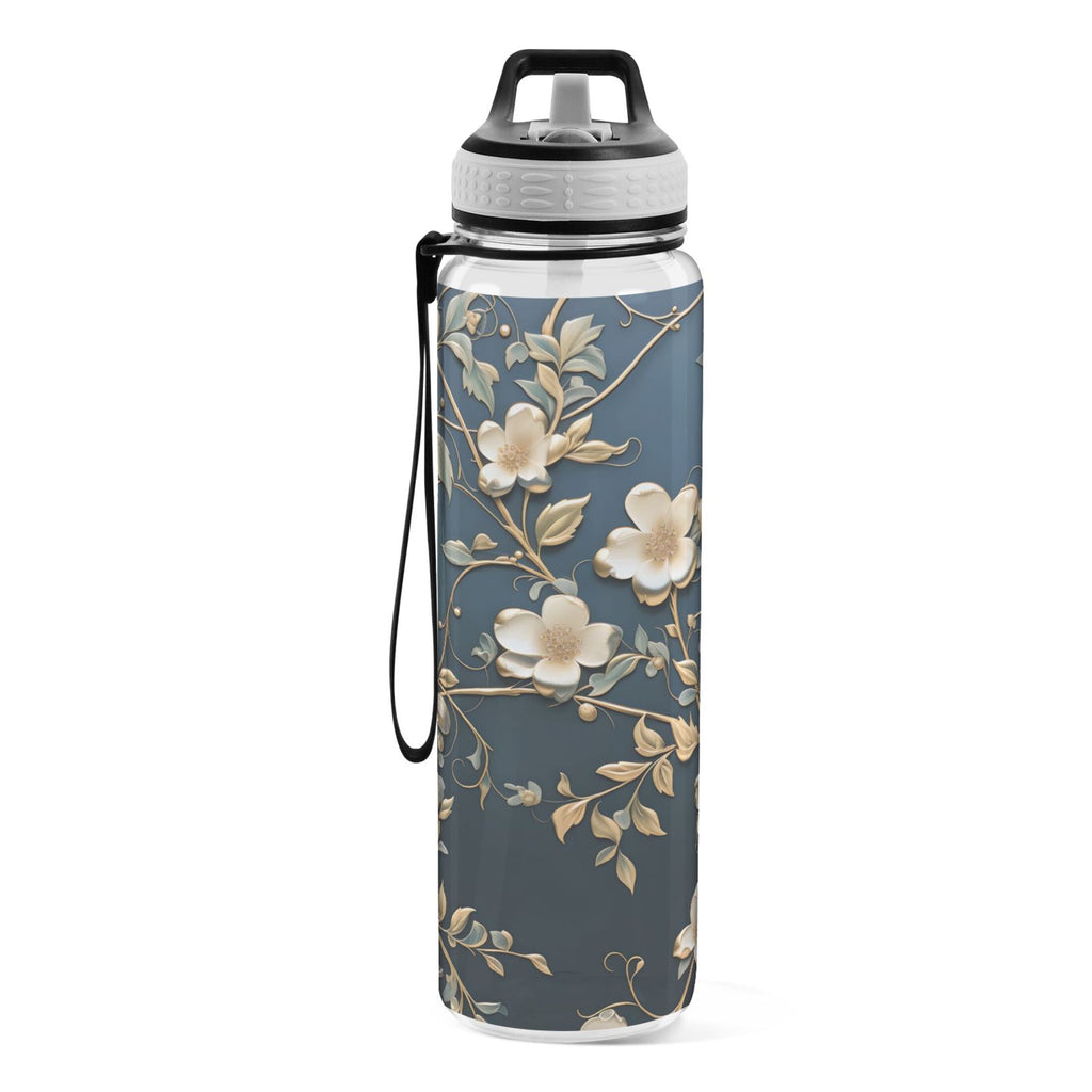 Clear 32oz Tritan Water Bottle with Straw W727933