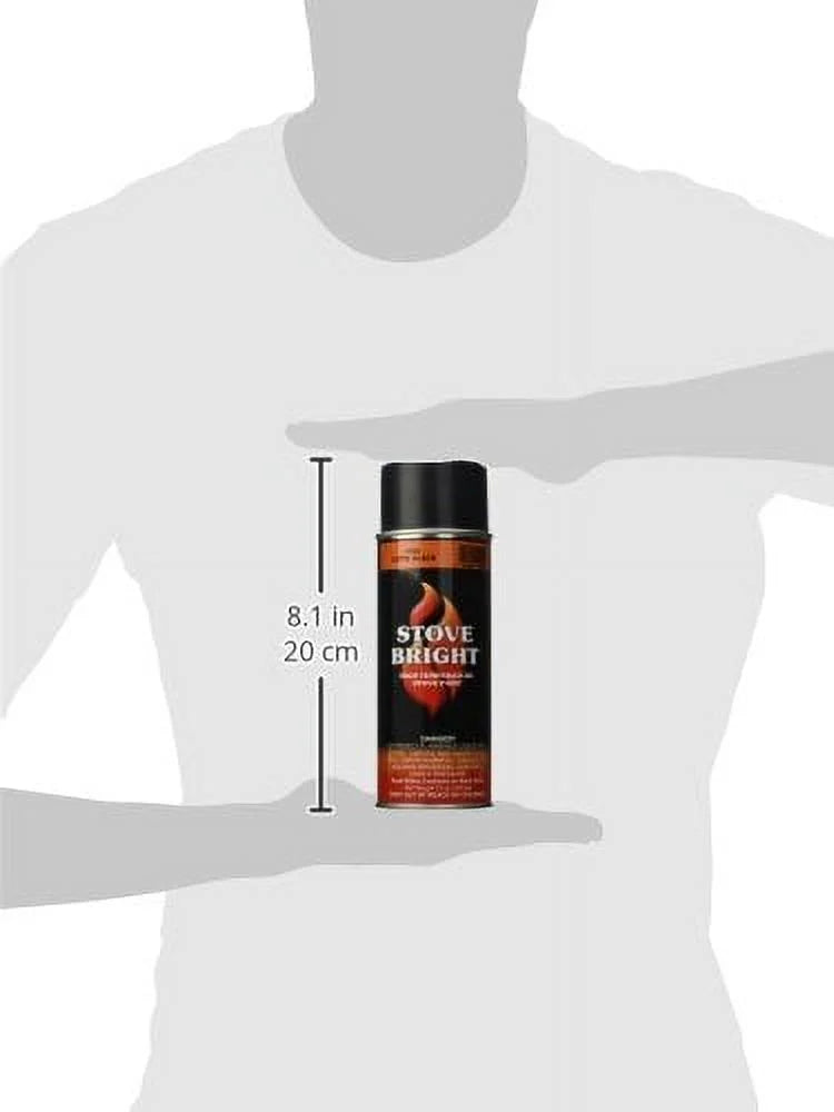 Satin Black Stove Paint R17400
