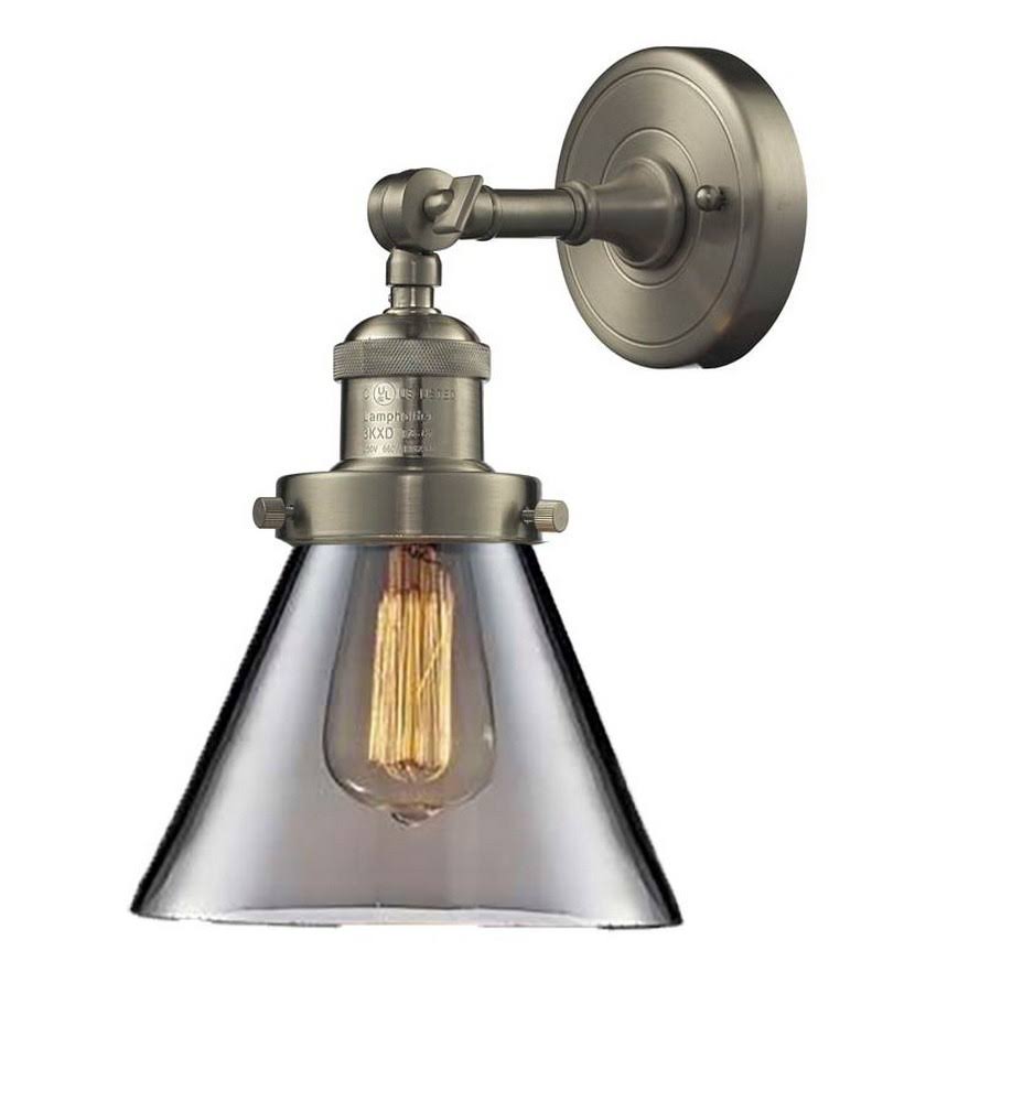 Large Cone 1 Light Sconce J652