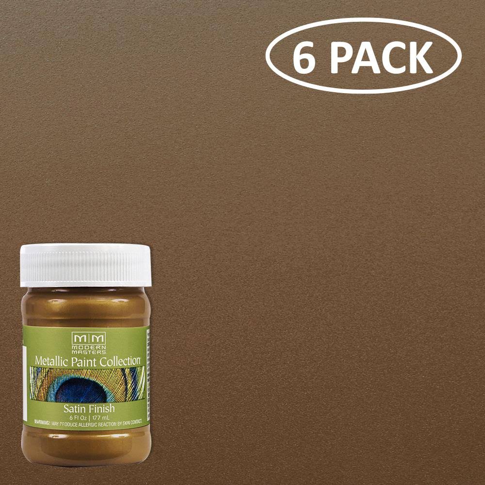Satin Blackened Bronze Metallic Paint 6 oz. 6 Pack N798