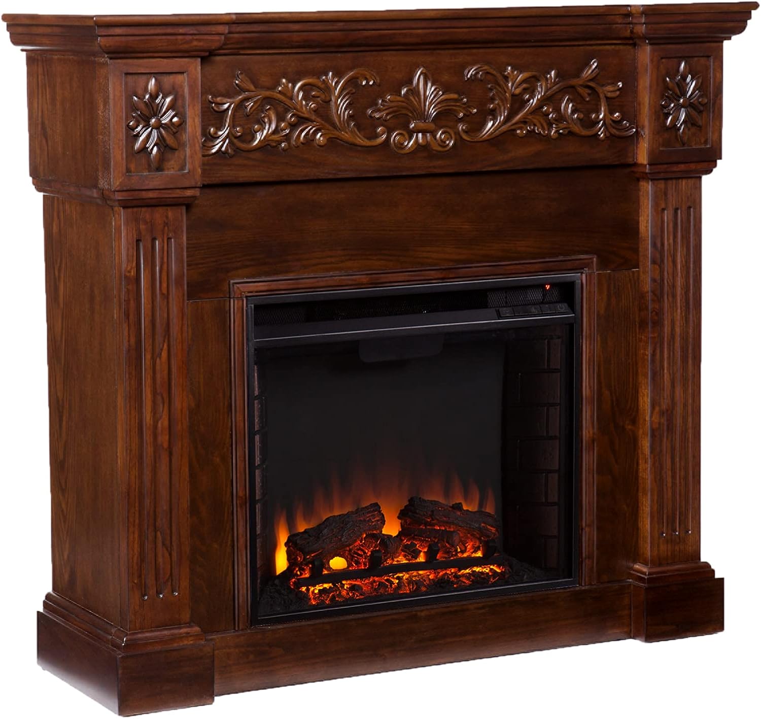Ivory Electric Fireplace N831