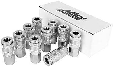 3/8" FNPT High Flow Quick-Connect Steel Coupler, Box of 10 S21284
