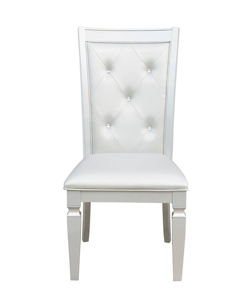 Silver Side Chair Set of 2 L51366