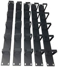 5 Pack 1U 5 D-Ring Cable Manager 19 Inch Horizontal Rack Mount Metal Wire Management System J6011
