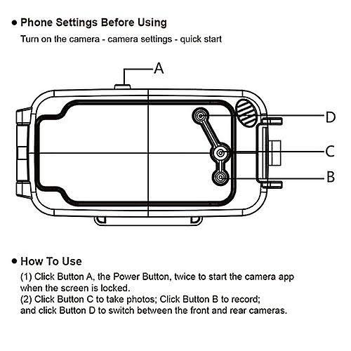 Diving Waterproof Case Smartphone Protective Cover M8452