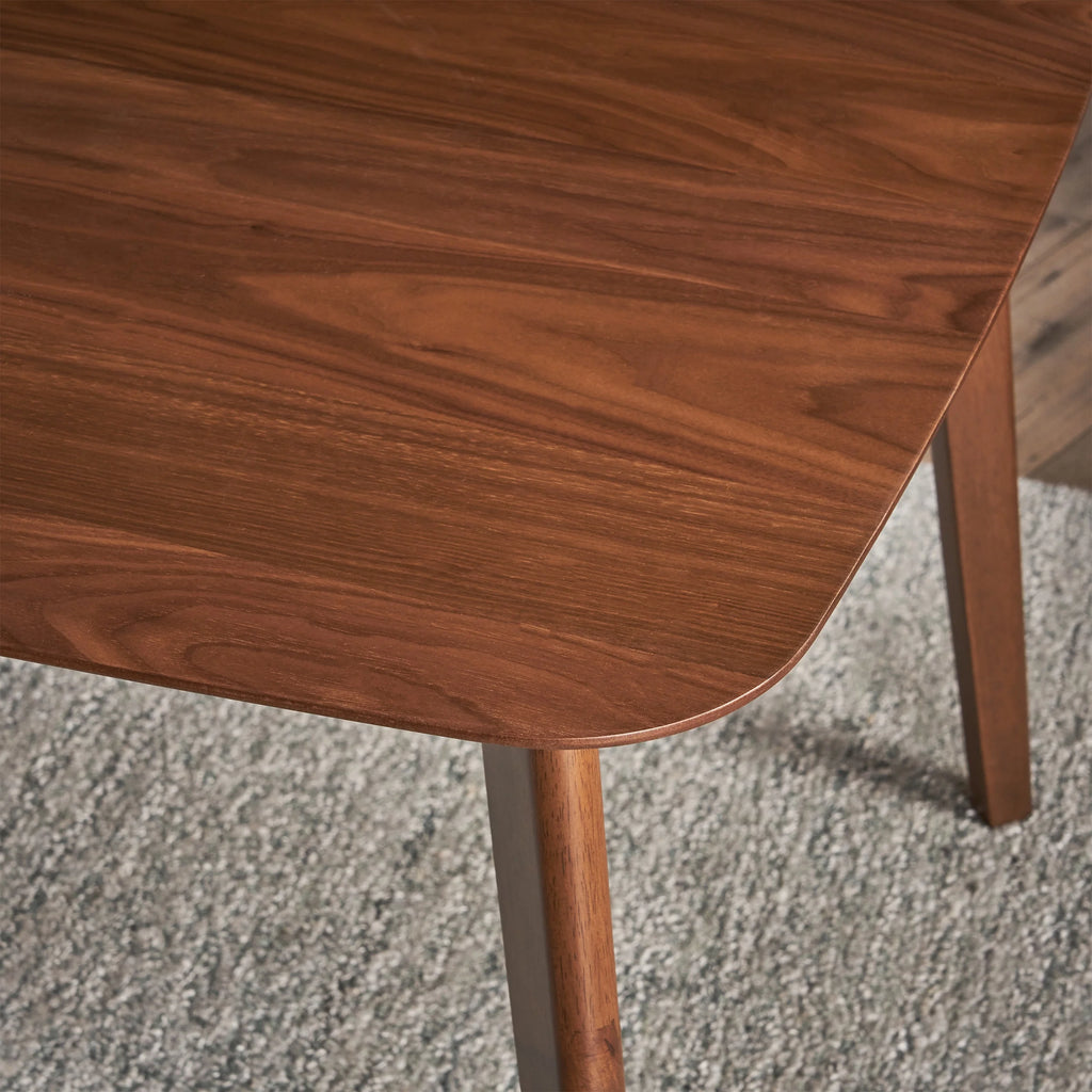 Natural Walnut Finish Wood Dining Table E288
