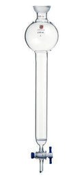 Chromatography Columns with Spherical Joint, Reservoir, Fritted Disc, and PTFE Stopcock E6034