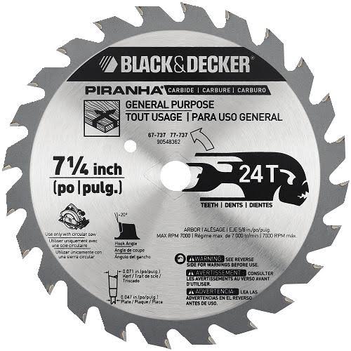 Carbide 24T Blade 7-1/4 - 25 Pak P748