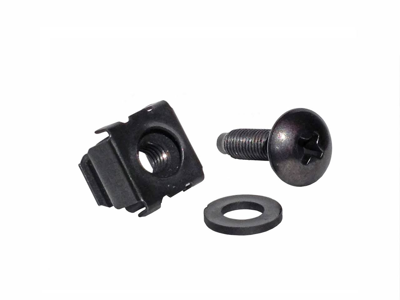 100 Pack Cage Nut Screws with Washers U691