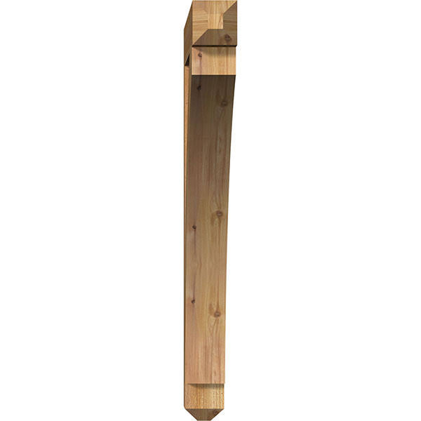 4x22W x 34x22D x 40x22H Craftsman Rough Sawn Bracket, Western Red Cedar K2275