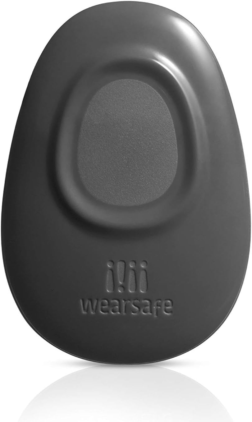 White Personal Emergency Response Tag with Panic Button O95496