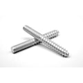 1/4 inch-20 x 3 1/2 inch Coarse Thread Hanger Bolt Low Carbon Steel Zinc Plated Pk 100 N61905