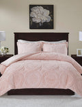 Blush King/Cal King Ultra Plush Comforter Mini Set L97502