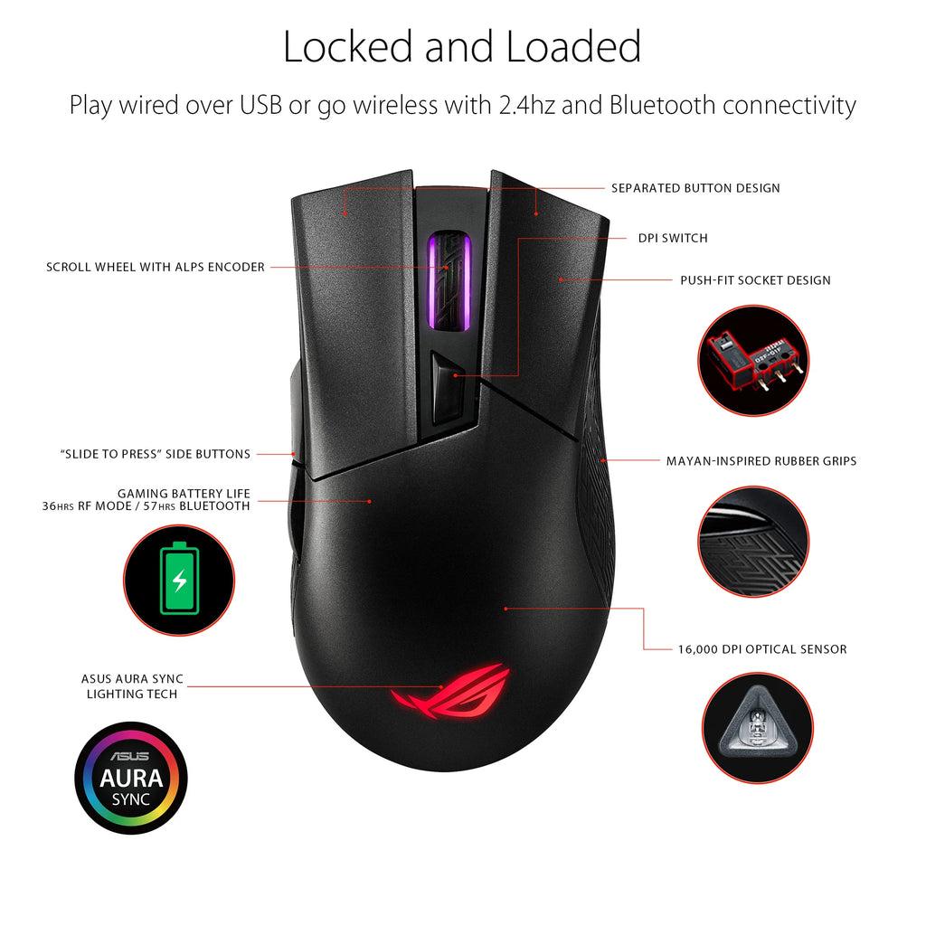Wireless Optical Gaming Mouse L653662