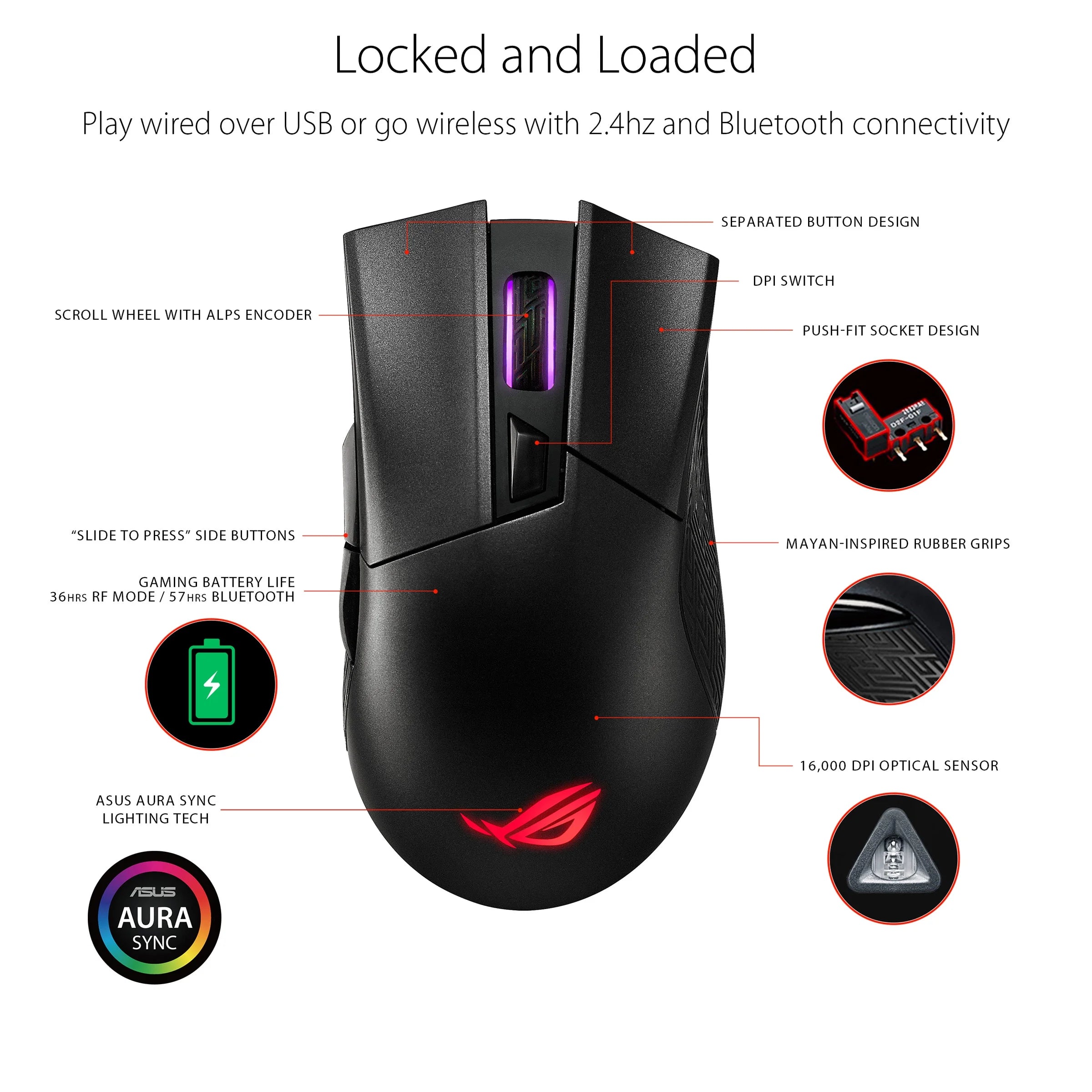 Wireless Optical Gaming Mouse L653662