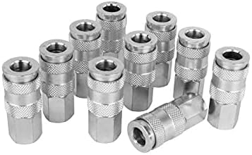 3/8" FNPT High Flow Quick-Connect Steel Coupler, Box of 10 S21284