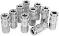 3/8" FNPT High Flow Quick-Connect Steel Coupler, Box of 10 S21284