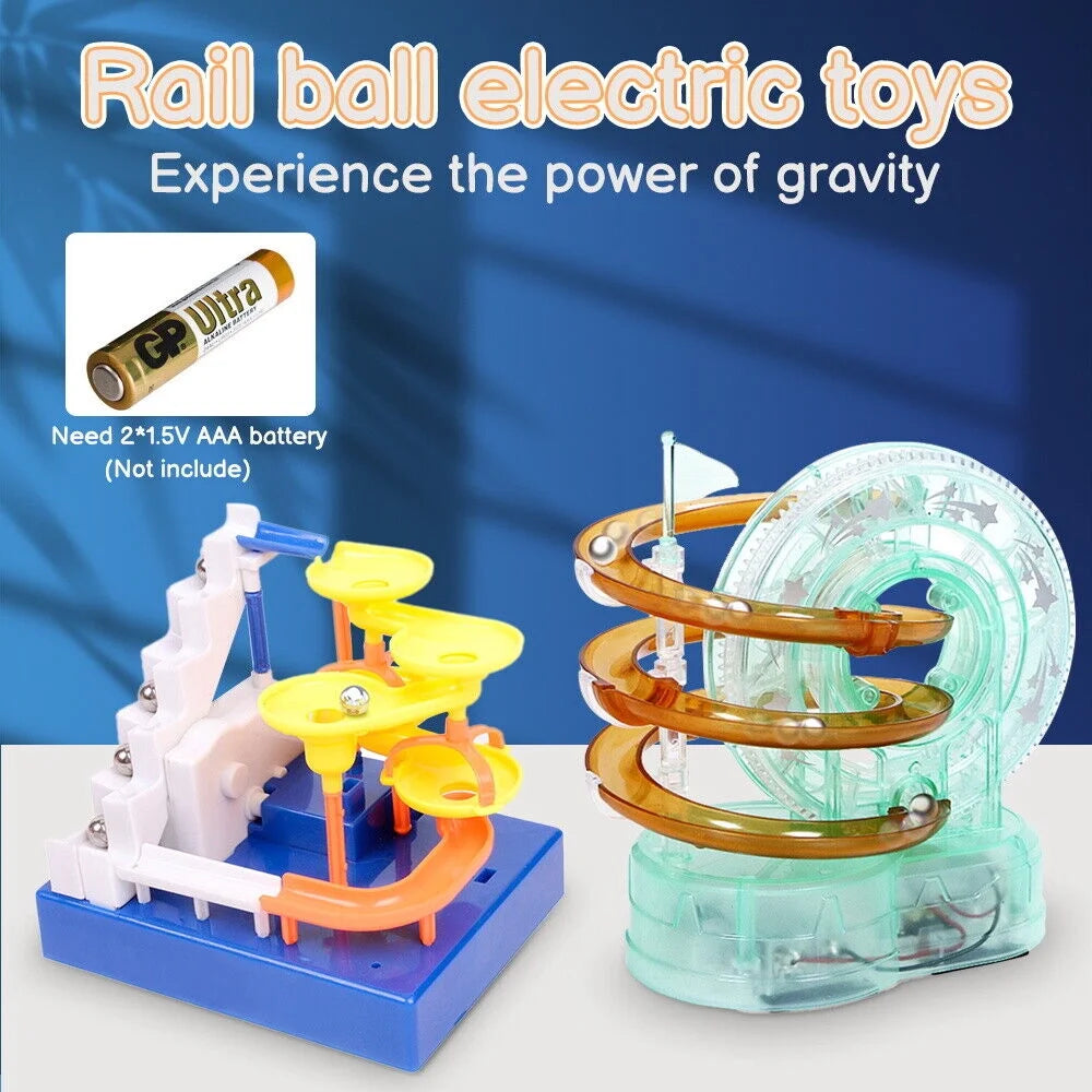 Transparent Track DIY Assembled Roller Coaster Toy O585