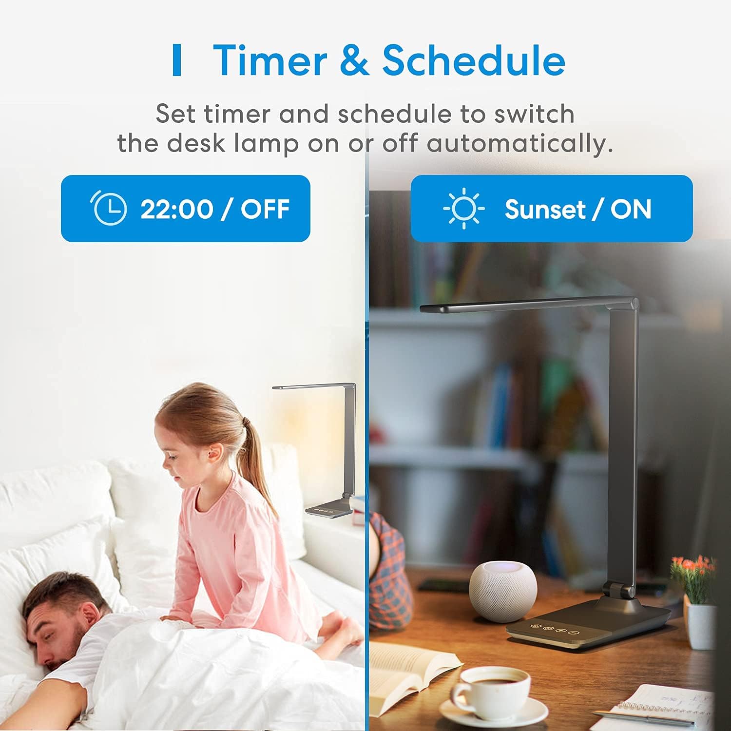 Smart LED Desk Lamp with Tunable White C346727