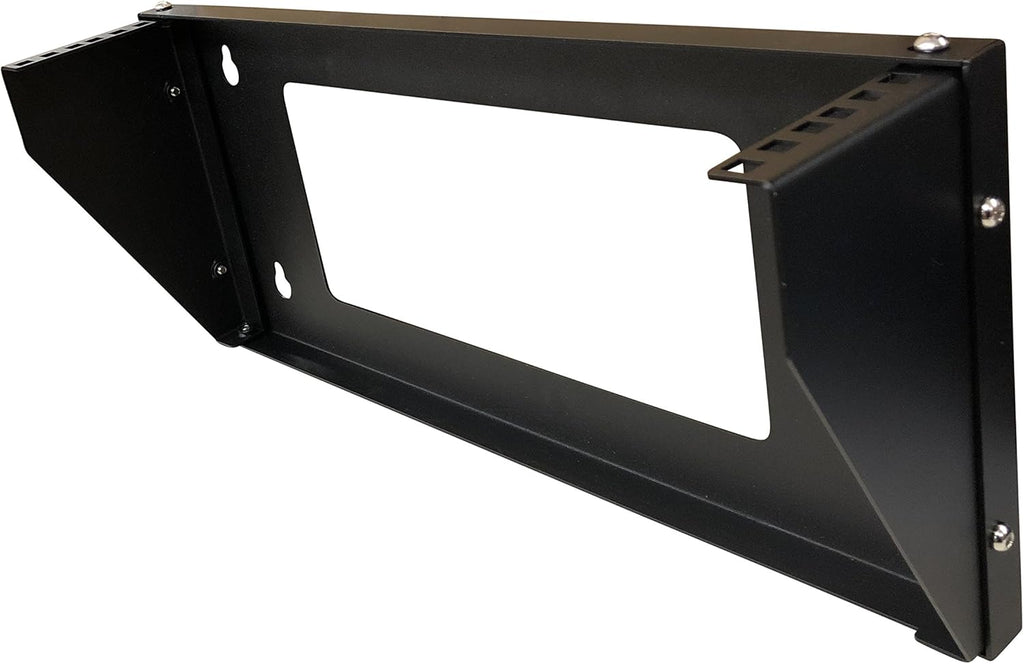 19 Inch Steel Vertical Rack and Wall Mountable Server Rack Mount (Black-3U) Pack of 2 U178