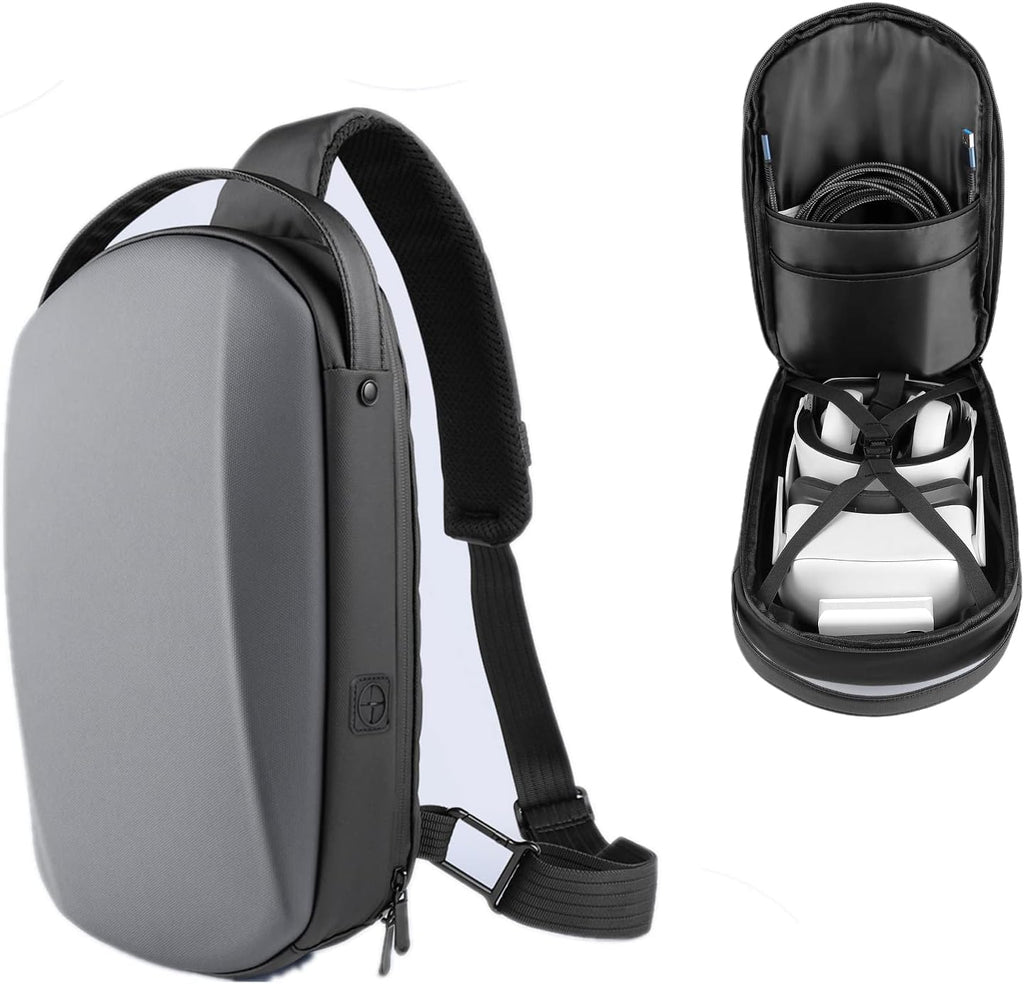 Hard Carrying Case for VR Headset and Touch Controllers (Grey) Q6468