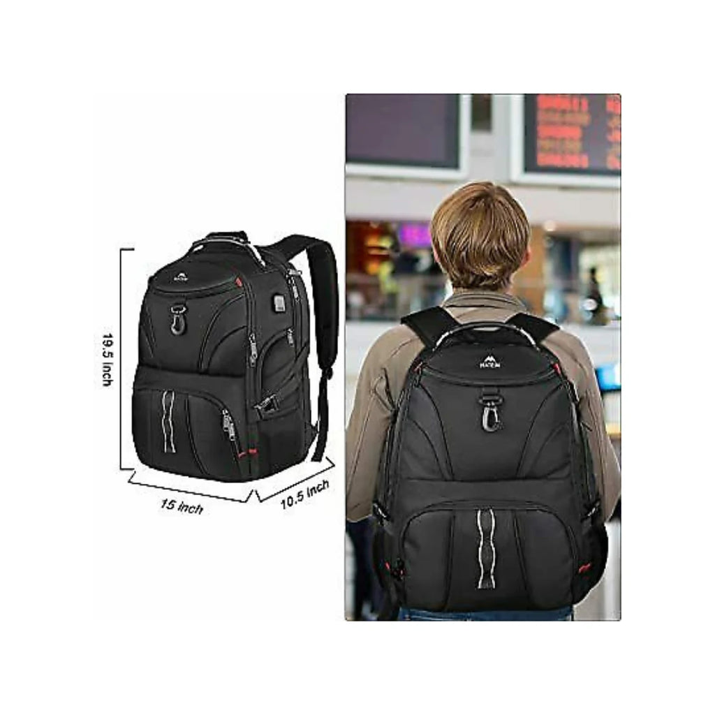 Black 45L Anti-Theft Travel Laptop Backpack S202214