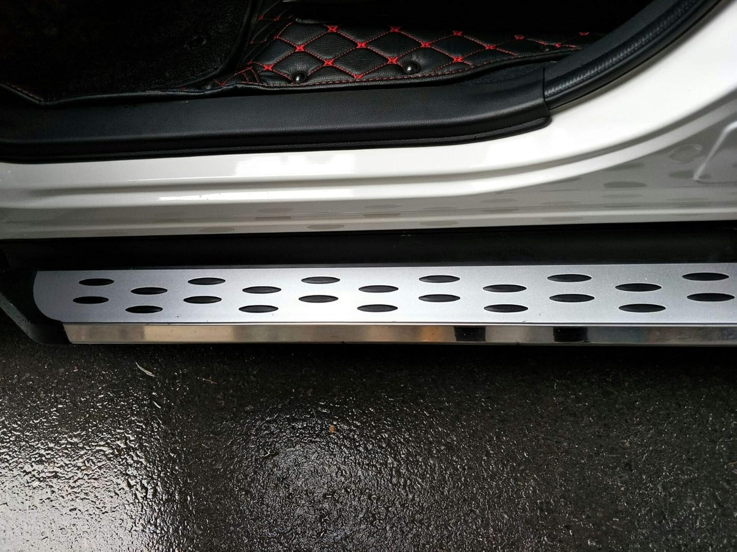 2PCS Running Boards Side Step Nerf Bars for KIA Carnival 2021 2022 Silver R2900