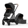 Full-Size Stroller with Bassinet, Reversible Seat, Compact Fold, UPF50+ Canopy Q36375