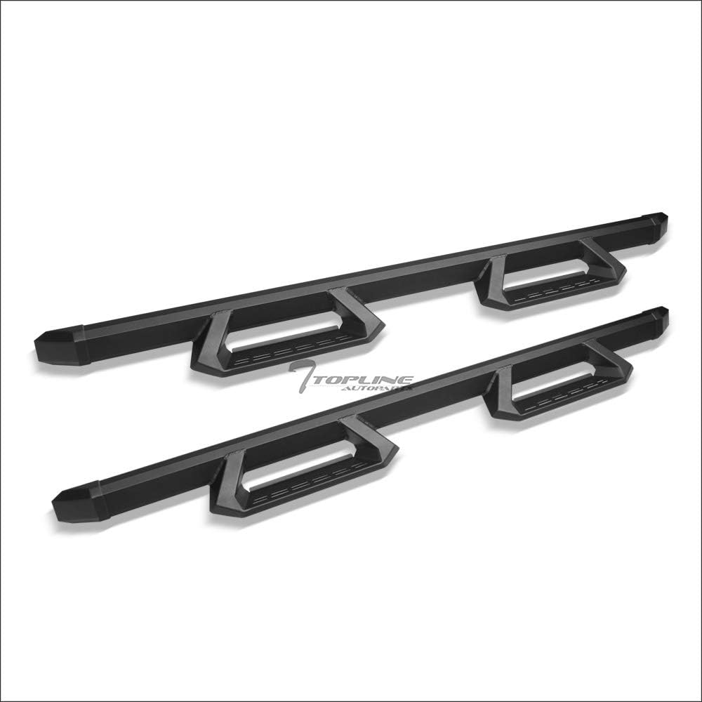 Matte Black Aluminum Drop Step Side Nerf Bars Rail Running Boards K929